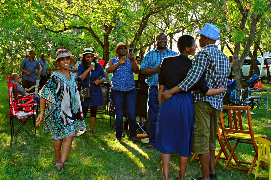 Casual Backyard Wedding Reception 