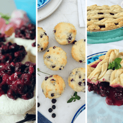 The best Saskatoon berry recipes, including pie, muffins, pavlova, cheesecake, hand pies, and crisp.