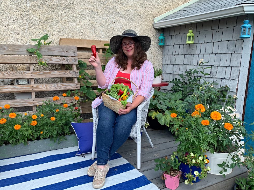 A Container Veggie Garden