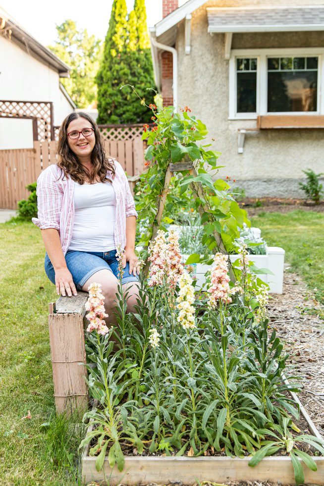 backyard flower garden layout